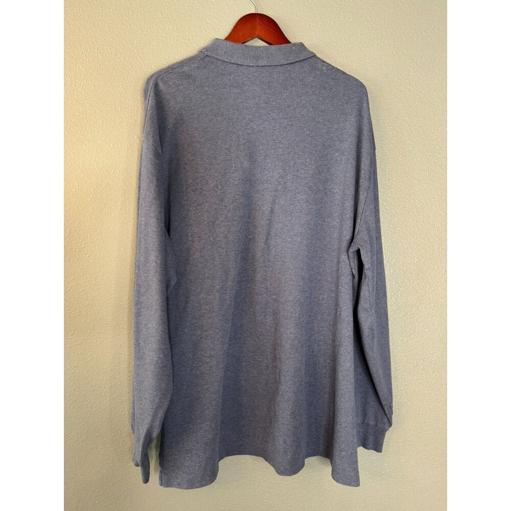 Polo Ralph Lauren Long Sleeve Polo Shirt Men’s 2XL Classic Preppy Pony Blue - Picture 2 of 8